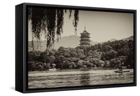 China 10MKm2 Collection - Pagoda-Philippe Hugonnard-Framed Stretched Canvas