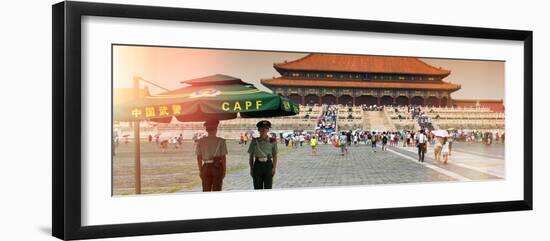 China 10MKm2 Collection - Palace Area of the Forbidden City - Beijing-Philippe Hugonnard-Framed Photographic Print