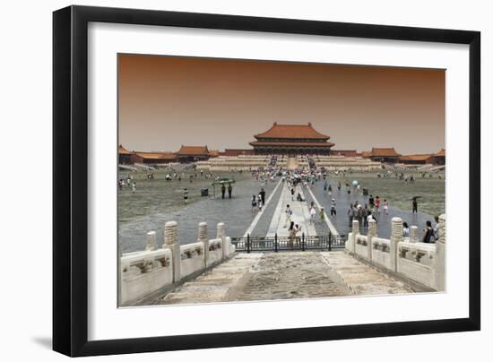 China 10MKm2 Collection - Palace Area of the Forbidden City-Philippe Hugonnard-Framed Photographic Print