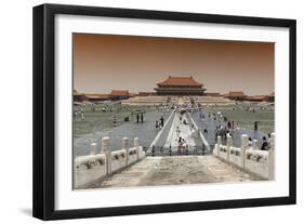 China 10MKm2 Collection - Palace Area of the Forbidden City-Philippe Hugonnard-Framed Photographic Print