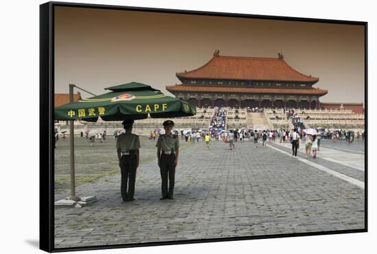 China 10MKm2 Collection - Palace Area of the Forbidden City-Philippe Hugonnard-Framed Stretched Canvas