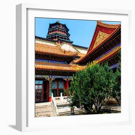 China 10MKm2 Collection - Pavilion of Buddhist - Summer Palace-Philippe Hugonnard-Framed Photographic Print