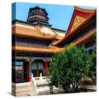 China 10MKm2 Collection - Pavilion of Buddhist - Summer Palace-Philippe Hugonnard-Stretched Canvas