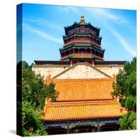 China 10MKm2 Collection - Pavilion of Buddhist - Summer Palace-Philippe Hugonnard-Stretched Canvas