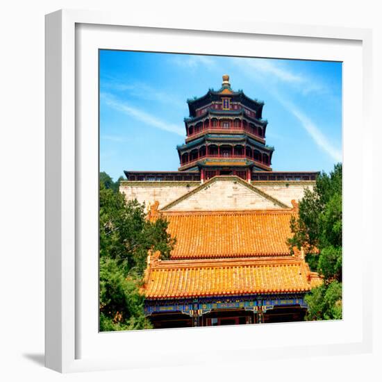 China 10MKm2 Collection - Pavilion of Buddhist - Summer Palace-Philippe Hugonnard-Framed Photographic Print