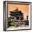 China 10MKm2 Collection - Police and the Bell Tower - Xi'an City-Philippe Hugonnard-Framed Photographic Print