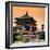 China 10MKm2 Collection - Police and the Bell Tower - Xi'an City-Philippe Hugonnard-Framed Photographic Print