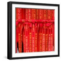 China 10MKm2 Collection - Prayer Flags - Buddha Temple-Philippe Hugonnard-Framed Photographic Print