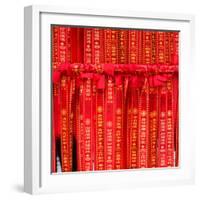 China 10MKm2 Collection - Prayer Flags - Buddha Temple-Philippe Hugonnard-Framed Photographic Print