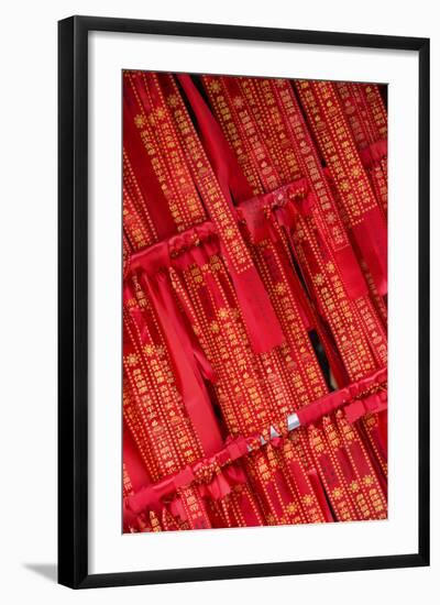 China 10MKm2 Collection - Prayer Flags - Buddha Temple-Philippe Hugonnard-Framed Photographic Print