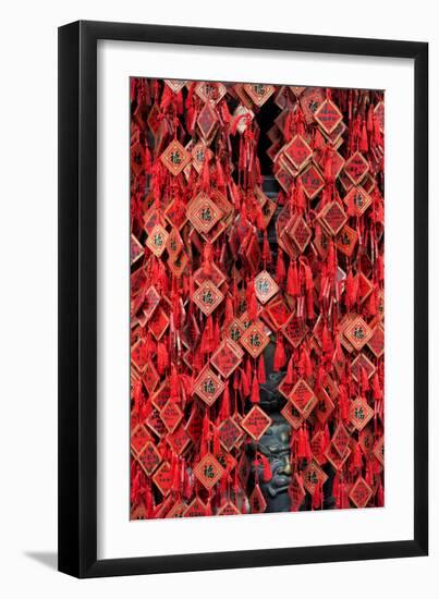 China 10MKm2 Collection - Prayer offering at a Temple-Philippe Hugonnard-Framed Photographic Print