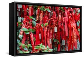 China 10MKm2 Collection - Prayer Ribbons - Buddha Temple-Philippe Hugonnard-Framed Stretched Canvas