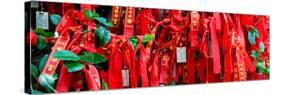 China 10MKm2 Collection - Prayer Ribbons - Buddha Temple-Philippe Hugonnard-Stretched Canvas