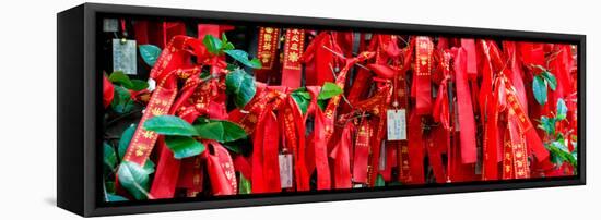 China 10MKm2 Collection - Prayer Ribbons - Buddha Temple-Philippe Hugonnard-Framed Stretched Canvas