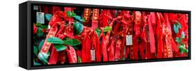 China 10MKm2 Collection - Prayer Ribbons - Buddha Temple-Philippe Hugonnard-Framed Stretched Canvas