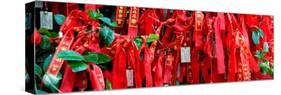 China 10MKm2 Collection - Prayer Ribbons - Buddha Temple-Philippe Hugonnard-Stretched Canvas