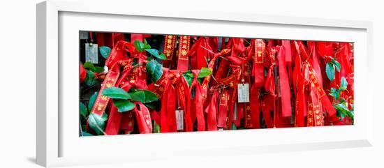 China 10MKm2 Collection - Prayer Ribbons - Buddha Temple-Philippe Hugonnard-Framed Photographic Print