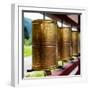 China 10MKm2 Collection - Prayer Wheels-Philippe Hugonnard-Framed Photographic Print