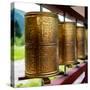 China 10MKm2 Collection - Prayer Wheels-Philippe Hugonnard-Stretched Canvas