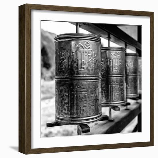 China 10MKm2 Collection - Prayer Wheels-Philippe Hugonnard-Framed Photographic Print