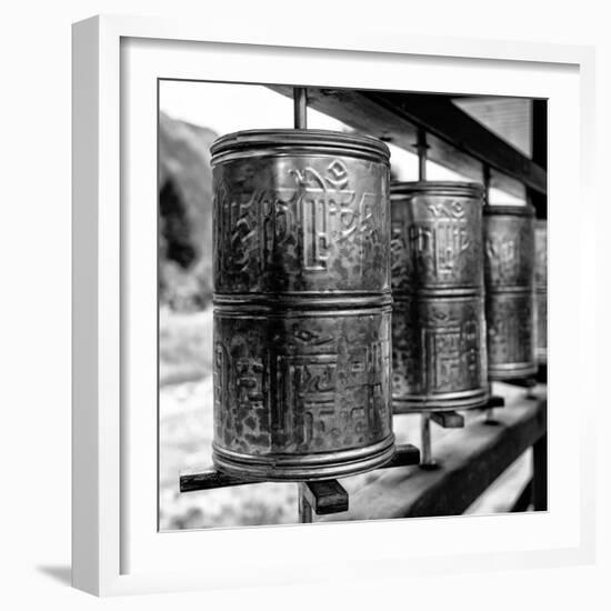 China 10MKm2 Collection - Prayer Wheels-Philippe Hugonnard-Framed Photographic Print