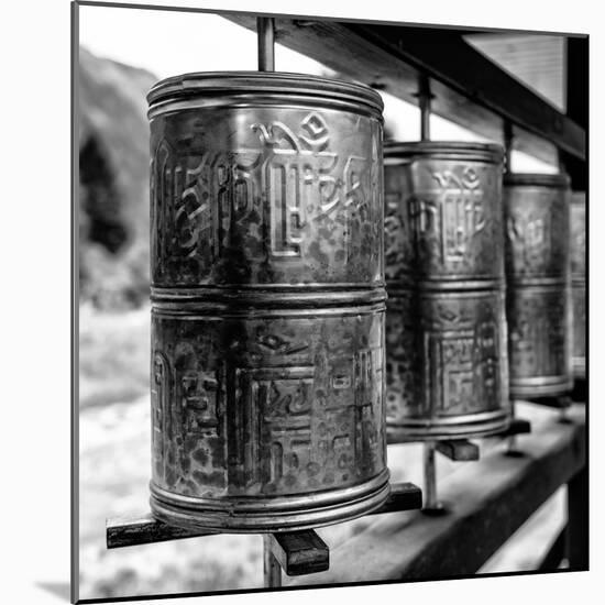 China 10MKm2 Collection - Prayer Wheels-Philippe Hugonnard-Mounted Photographic Print