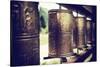 China 10MKm2 Collection - Prayer Wheels-Philippe Hugonnard-Stretched Canvas