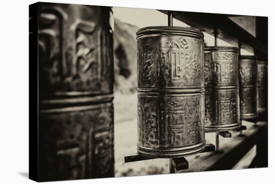 China 10MKm2 Collection - Prayer Wheels-Philippe Hugonnard-Stretched Canvas