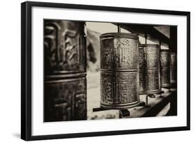 China 10MKm2 Collection - Prayer Wheels-Philippe Hugonnard-Framed Photographic Print