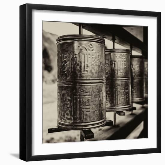 China 10MKm2 Collection - Prayer Wheels-Philippe Hugonnard-Framed Photographic Print