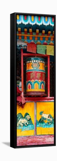 China 10MKm2 Collection - Prayer Wheels-Philippe Hugonnard-Framed Stretched Canvas