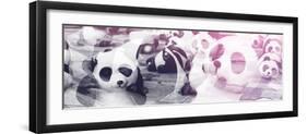 China 10MKm2 Collection - Psychedelic Pandas-Philippe Hugonnard-Framed Photographic Print