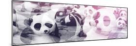 China 10MKm2 Collection - Psychedelic Pandas-Philippe Hugonnard-Mounted Photographic Print