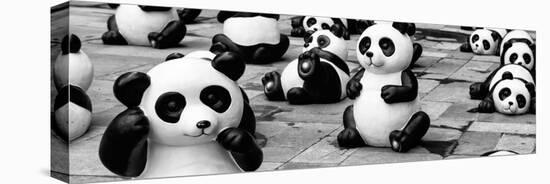 China 10MKm2 Collection - Psychedelic Pandas-Philippe Hugonnard-Stretched Canvas