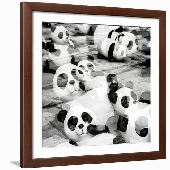 China 10MKm2 Collection - Psychedelic Pandas-Philippe Hugonnard-Framed Photographic Print