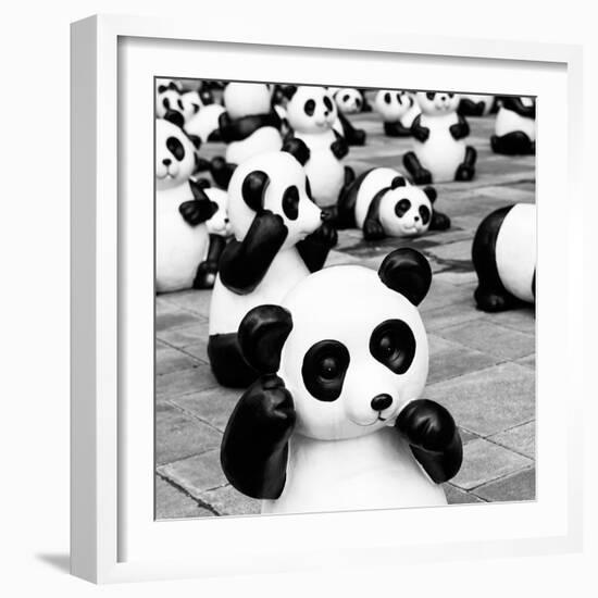 China 10MKm2 Collection - Psychedelic Pandas-Philippe Hugonnard-Framed Photographic Print