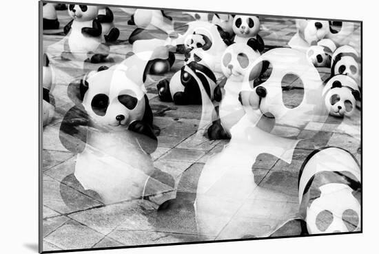 China 10MKm2 Collection - Psychedelic Pandas-Philippe Hugonnard-Mounted Photographic Print