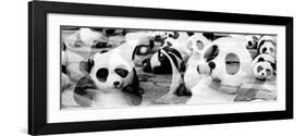 China 10MKm2 Collection - Psychedelic Pandas-Philippe Hugonnard-Framed Photographic Print