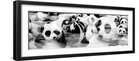 China 10MKm2 Collection - Psychedelic Pandas-Philippe Hugonnard-Framed Photographic Print