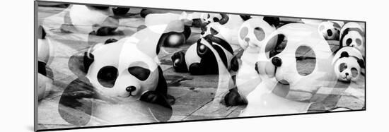 China 10MKm2 Collection - Psychedelic Pandas-Philippe Hugonnard-Mounted Photographic Print