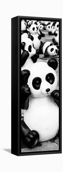 China 10MKm2 Collection - Psychedelic Pandas-Philippe Hugonnard-Framed Stretched Canvas