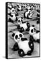 China 10MKm2 Collection - Psychedelic Pandas-Philippe Hugonnard-Framed Stretched Canvas