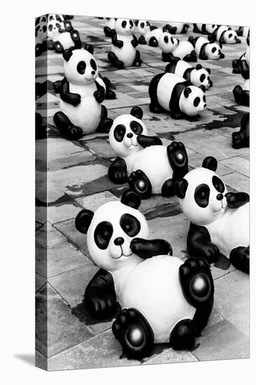 China 10MKm2 Collection - Psychedelic Pandas-Philippe Hugonnard-Stretched Canvas