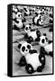 China 10MKm2 Collection - Psychedelic Pandas-Philippe Hugonnard-Framed Stretched Canvas