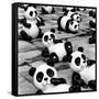 China 10MKm2 Collection - Psychedelic Pandas-Philippe Hugonnard-Framed Stretched Canvas