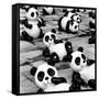 China 10MKm2 Collection - Psychedelic Pandas-Philippe Hugonnard-Framed Stretched Canvas