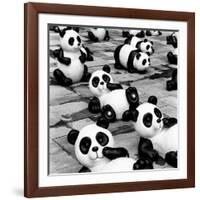 China 10MKm2 Collection - Psychedelic Pandas-Philippe Hugonnard-Framed Photographic Print