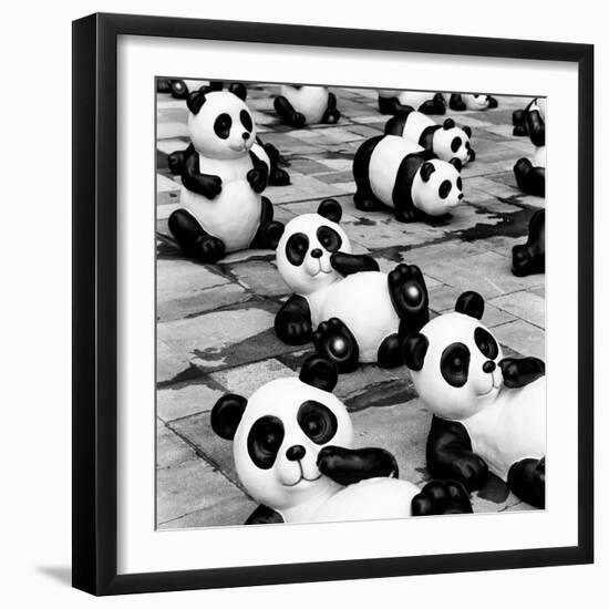 China 10MKm2 Collection - Psychedelic Pandas-Philippe Hugonnard-Framed Photographic Print