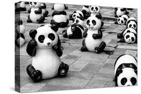 China 10MKm2 Collection - Psychedelic Pandas-Philippe Hugonnard-Stretched Canvas