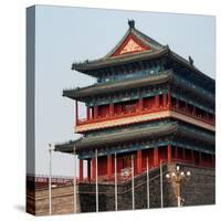 China 10MKm2 Collection - Qianmen Temple-Philippe Hugonnard-Stretched Canvas